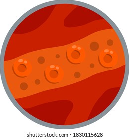 Gefäße und Arterien unter Mikroskop. Rote Blutkörperchen im Kanal. Erweiterte Ansicht. Das medizinische Programm. Internes menschliches System. Wissenschaftliche Flachgrafik