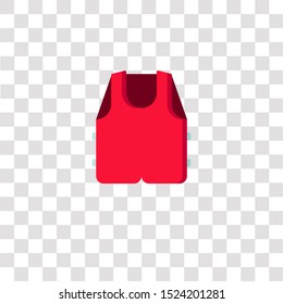 vest buoy icon sign and symbol. vest buoy color icon for website design and mobile app development. Simple Element from travel collection for mobile concept and web apps icon.