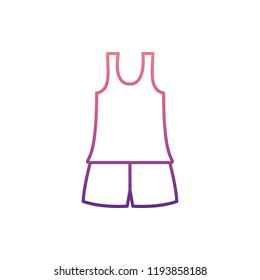vest combine icon in nolan style. One of Summer Clothes collection icon can be used for UI, UX