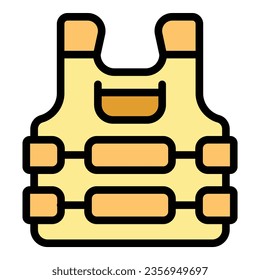 Vektorgrafik des Vektorgrafik-Vektorgrafiks der Westentasche. Armeewaffe. Bullebeständige Farbflaeche