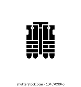 vest glyph icon