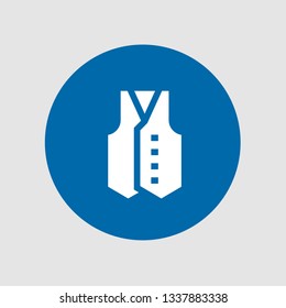  Vest icon. Editable  Vest icon for web or mobile.