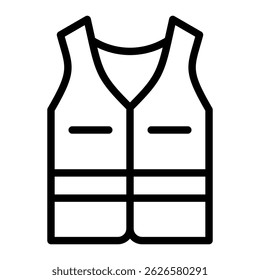 Vest Icon Element For Design