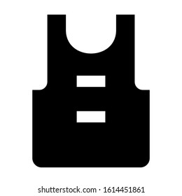 vest icon isolated sign symbol vector illustration - high quality black style vector icons
