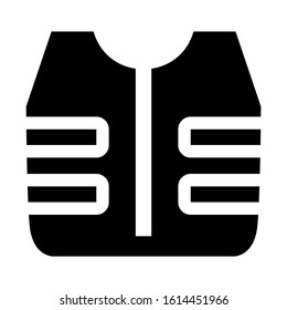 vest icon isolated sign symbol vector illustration - high quality black style vector icons

