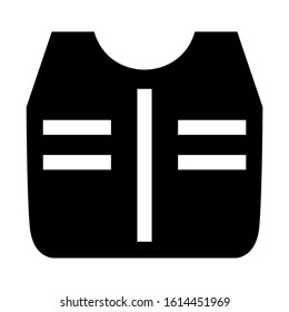 vest icon isolated sign symbol vector illustration - high quality black style vector icons
