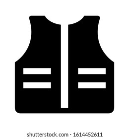vest icon isolated sign symbol vector illustration - high quality black style vector icons

