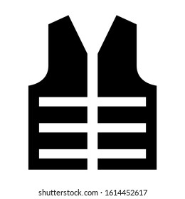 vest icon isolated sign symbol vector illustration - high quality black style vector icons
