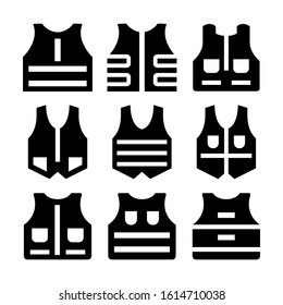 vest icon isolated sign symbol vector illustration - Collection of high quality black style vector icons
