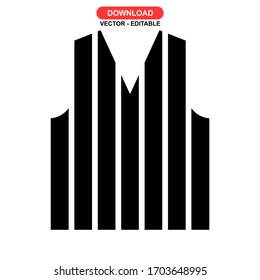 vest icon or logo isolated sign symbol vector illustration - high quality black style vector icons
