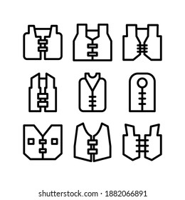 Vest icon or logo isolated sign symbol vector illustration - Collection of high quality black style vector icons

