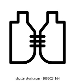 Vest icon or logo isolated sign symbol vector illustration - high quality black style vector icons

