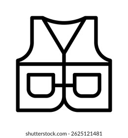 Vest icon . Safety vest icon sign. for mobile concept and web design. vector illustration on white background