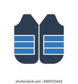 Vest Icon Sign Symbol Vector