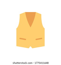 Vest icon. Simple color vector elements of hipster style icons for ui and ux, website or mobile application