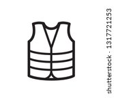 vest icon in trendy flat style 
