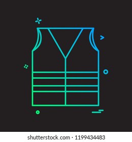vest icon vector design