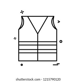 vest icon vector design