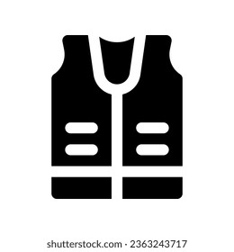 vest icon. vector icon for your website, mobile, presentation, and logo design.