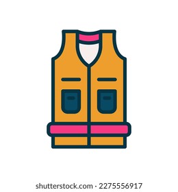 vest icon for your website, mobile, presentation, and logo design.