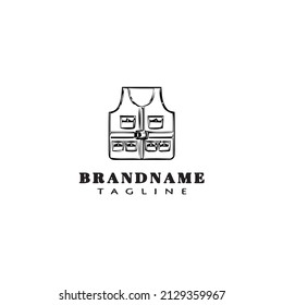 vest logo icon design template modern vector illustration