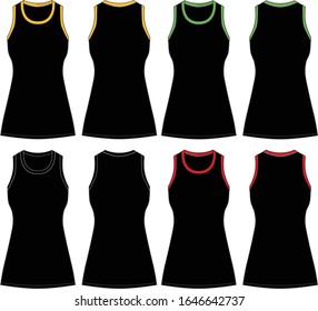 vest for  men vector template pattern