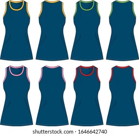 vest for  men vector template pattern