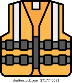 Vest Novo Vetor de design de ícone criativo