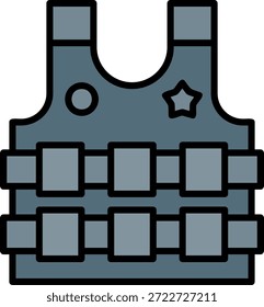 Vest Novo Vetor de design de ícone criativo
