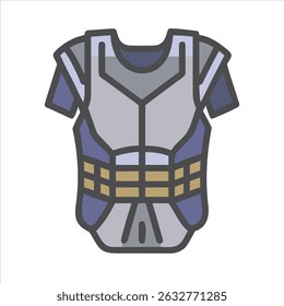  vest object icon modern design concept isolated