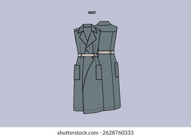 A vest is an upper-body garment, though the type of clothing depends on the dialect of English.