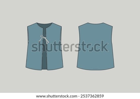 A vest is an upper-body garment, though the type of clothing depends on the dialect of English.