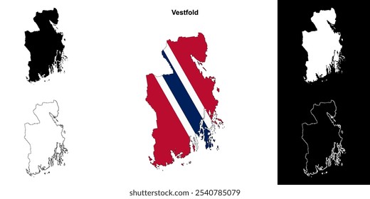 Conjunto de mapas do condado de Vestfold