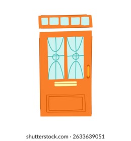 porta vestíbulo casa entrada desenho animado. limiar de passagem, arco caminho, entrada saída vestibular porta casa entrada sinal. isolado símbolo vetor ilustração