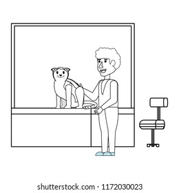 vet and cat design