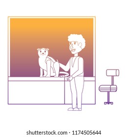vet and cat design