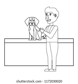 vet and dog design