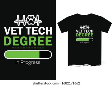 Vet Tech Typography T Shirt Bundle Design