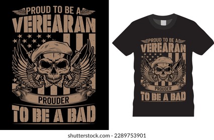 Soy una plantilla vectorial de diseño de camisetas norteamericano de veteranos. El orgulloso diseño de las camisetas del Día Conmemorativo de los Soldados del Ejército de Estados Unidos. Tipografía de motivación, gráfico. Listo para camisetas, impresiones, banner, tarjetas, afiches, vaina.