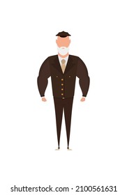 Veteran army soldier used for veterans day, independent day, vector illustration