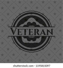 Veteran dark emblem. Retro