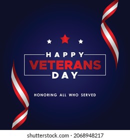 Veteran Day Design Background For Greeting Moment