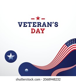 Antecedentes De Diseño Del Día Veterano Para El Momento De Saludo