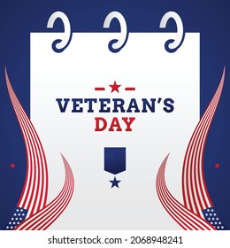 Veteran Day Design Background For Greeting Moment