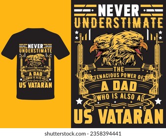 diseño de camisetas de un día veterano, vectores de elementos veteranos
