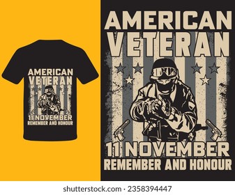 diseño de camisetas de un día veterano, vectores de elementos veteranos
