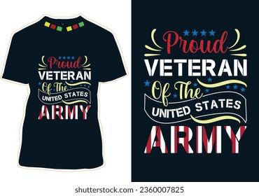 Veteran Day T-shirt Design Vector