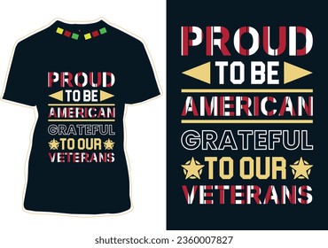 Veteran Day T-shirt Design Vector