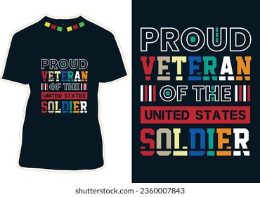 Veteran Day T-shirt Design Vector