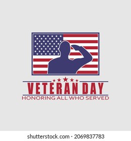 veteran day united states icon vector illustration template design